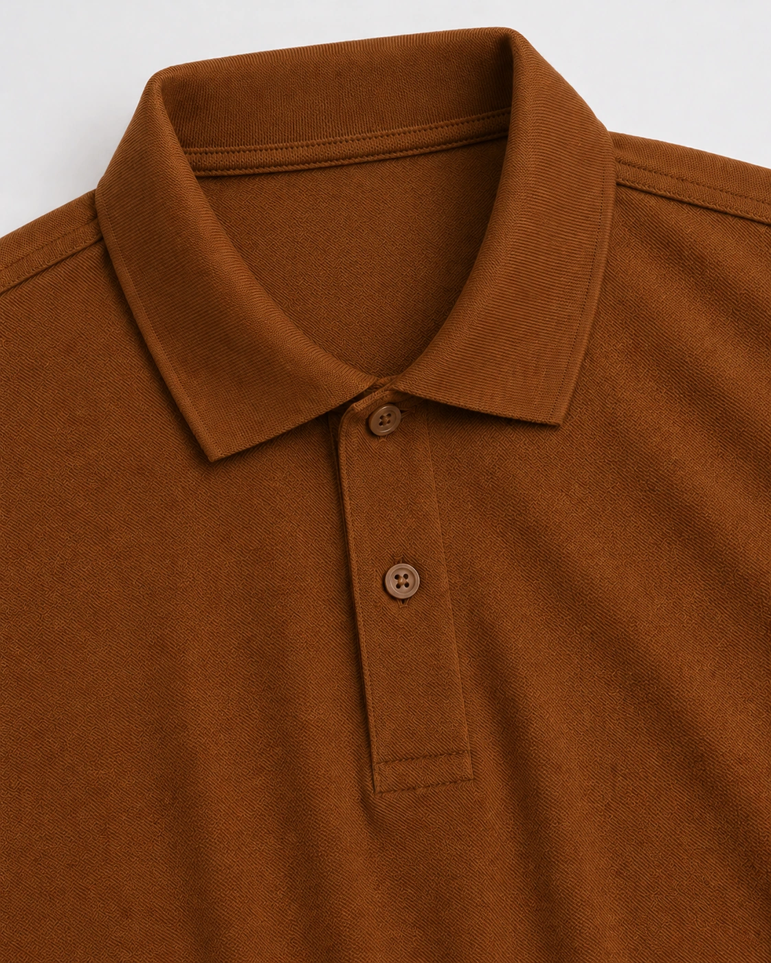 Camisa Polo Pima na cor Caramelo
