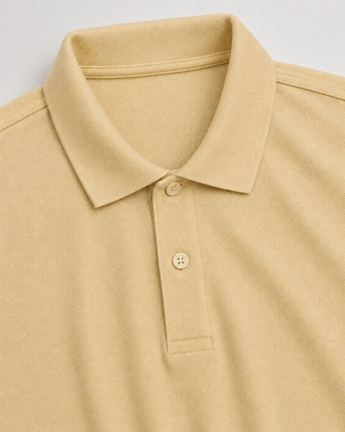 Camisa Polo Pima na cor Bege Claro